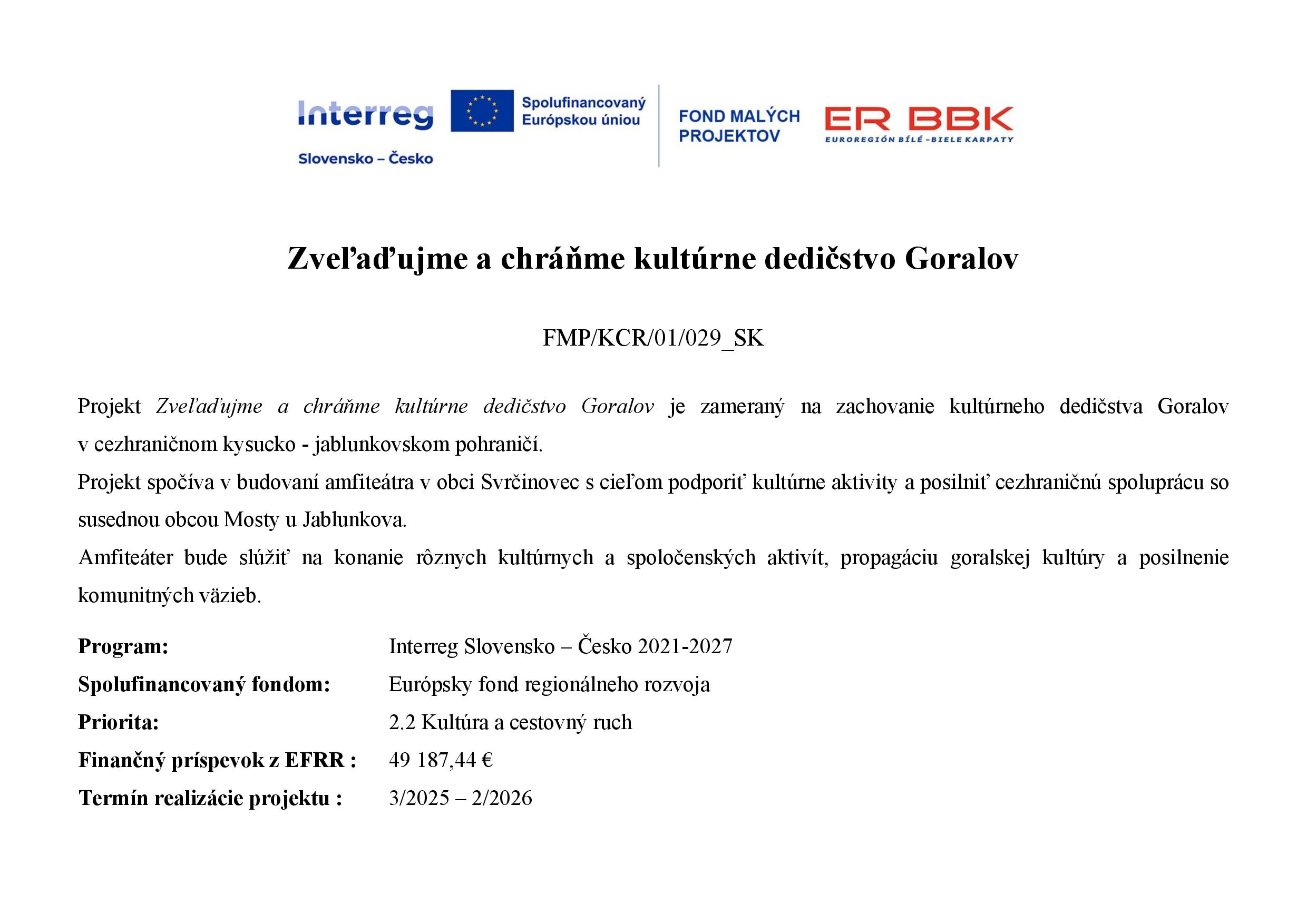 Publicita projekt Svreinovec